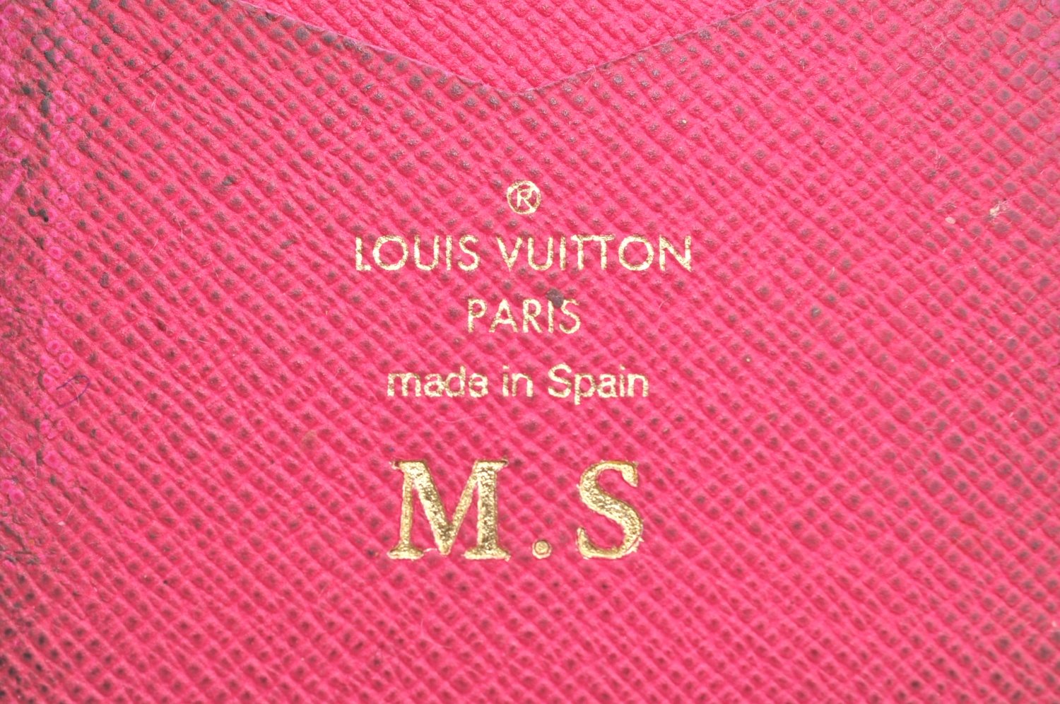 Authentic Louis Vuitton Monogram Folio Iphone 7+ Case Pink M63401 LV Junk K7513