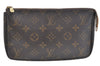 Authentic Louis Vuitton Monogram Pochette Accessoires Pouch M51980 LV K7523