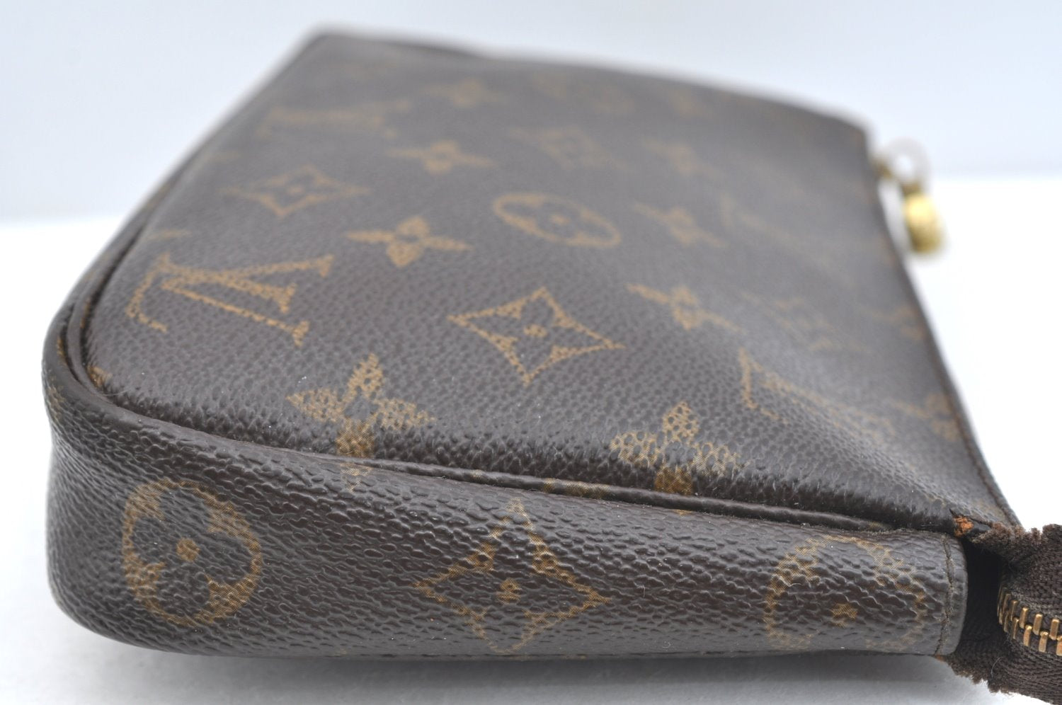 Authentic Louis Vuitton Monogram Pochette Accessoires Pouch M51980 LV K7523