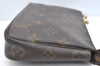 Authentic Louis Vuitton Monogram Pochette Accessoires Pouch M51980 LV K7523