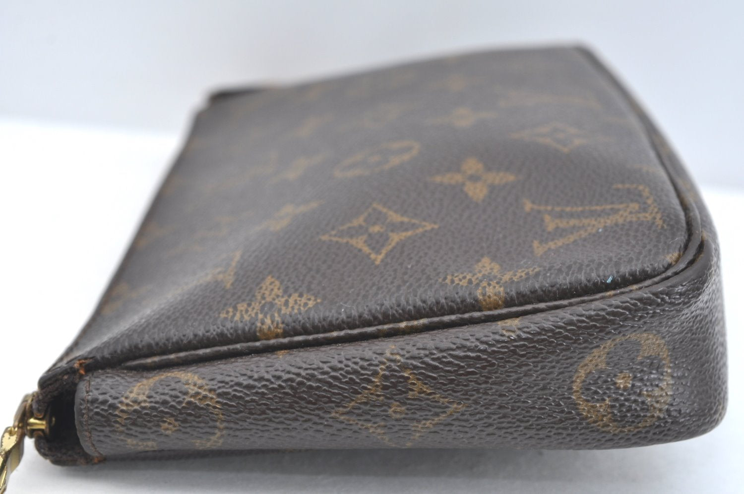 Authentic Louis Vuitton Monogram Pochette Accessoires Pouch M51980 LV K7523
