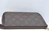 Authentic Louis Vuitton Monogram Pochette Accessoires Pouch M51980 LV K7523