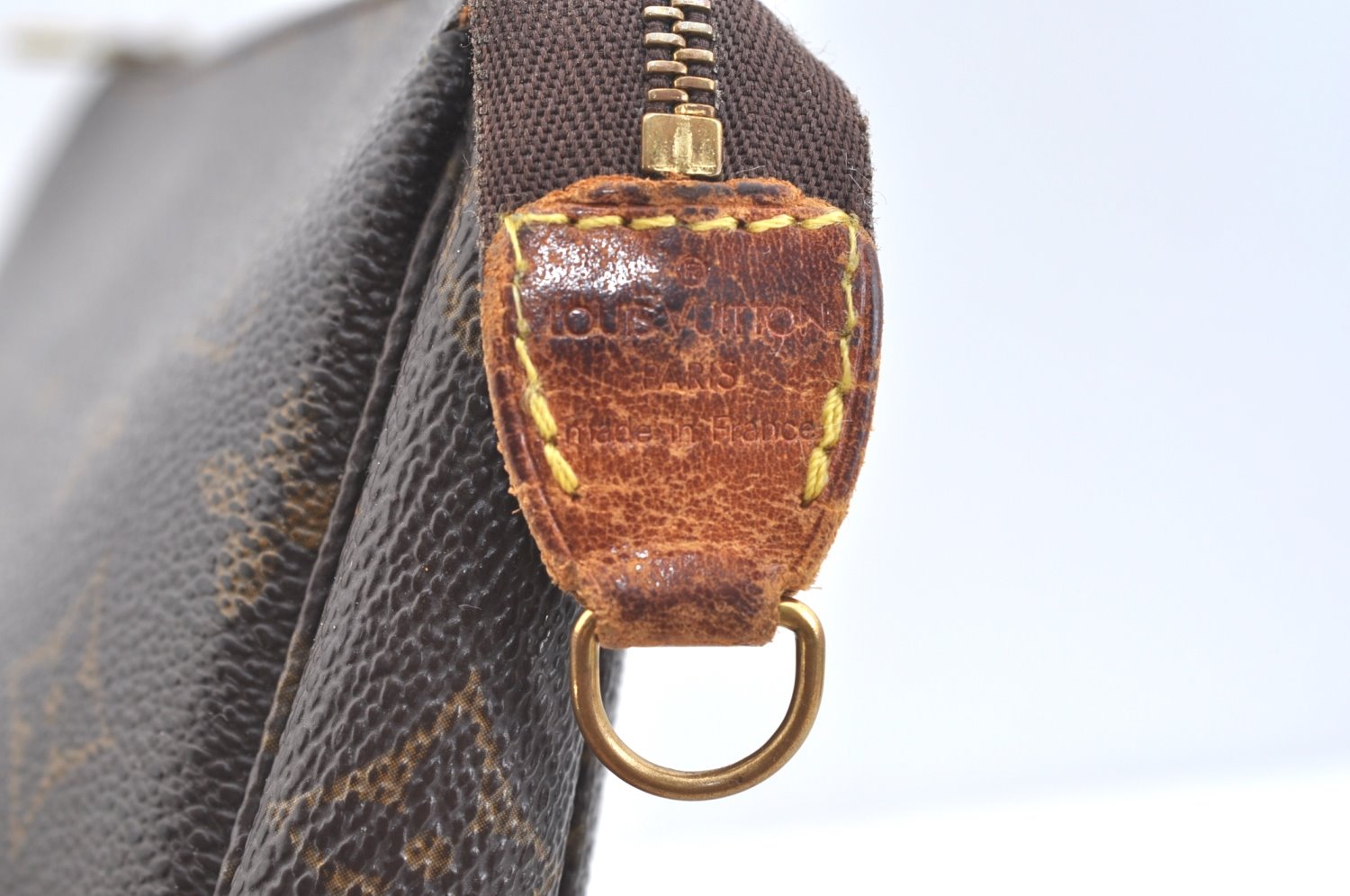 Authentic Louis Vuitton Monogram Pochette Accessoires Pouch M51980 LV K7523