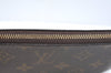 Authentic Louis Vuitton Monogram Pochette Accessoires Pouch M51980 LV K7523