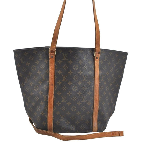 Authentic Louis Vuitton Monogram Sac Shopping PM Tote Bag M51108 LV Junk K7525