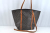 Authentic Louis Vuitton Monogram Sac Shopping PM Tote Bag M51108 LV Junk K7525