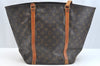 Authentic Louis Vuitton Monogram Sac Shopping PM Tote Bag M51108 LV Junk K7525