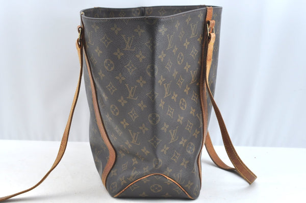 Authentic Louis Vuitton Monogram Sac Shopping PM Tote Bag M51108 LV Junk K7525