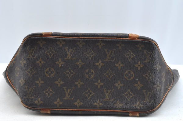 Authentic Louis Vuitton Monogram Sac Shopping PM Tote Bag M51108 LV Junk K7525