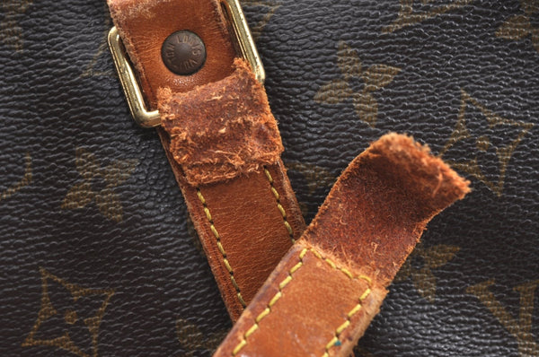 Authentic Louis Vuitton Monogram Sac Shopping PM Tote Bag M51108 LV Junk K7525