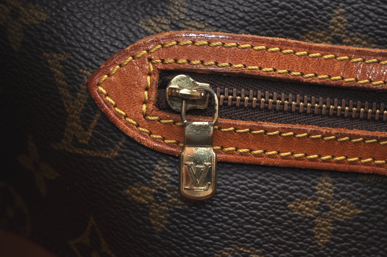 Authentic Louis Vuitton Monogram Sac Shopping PM Tote Bag M51108 LV Junk K7525