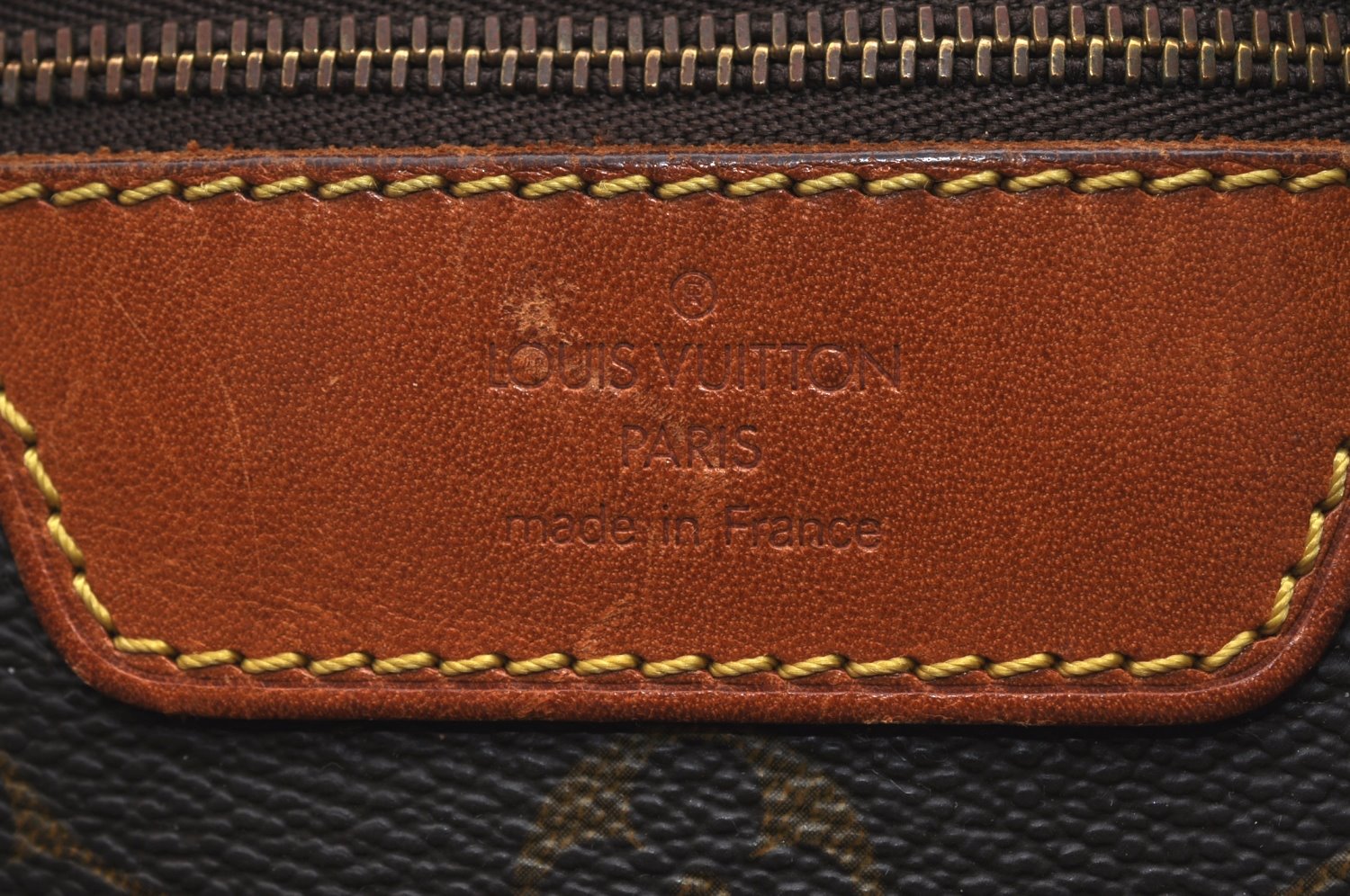 Authentic Louis Vuitton Monogram Sac Shopping PM Tote Bag M51108 LV Junk K7525