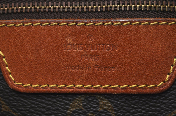 Authentic Louis Vuitton Monogram Sac Shopping PM Tote Bag M51108 LV Junk K7525