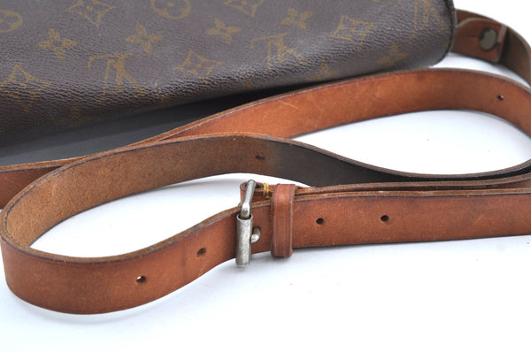 Authentic Louis Vuitton Monogram Cartouchiere GM Shoulder Bag Old Model K7527