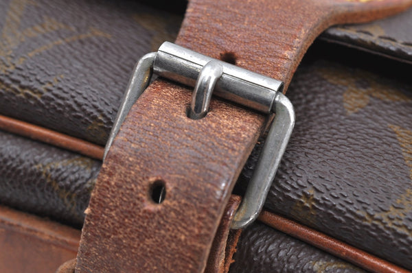 Authentic Louis Vuitton Monogram Cartouchiere GM Shoulder Bag Old Model K7527