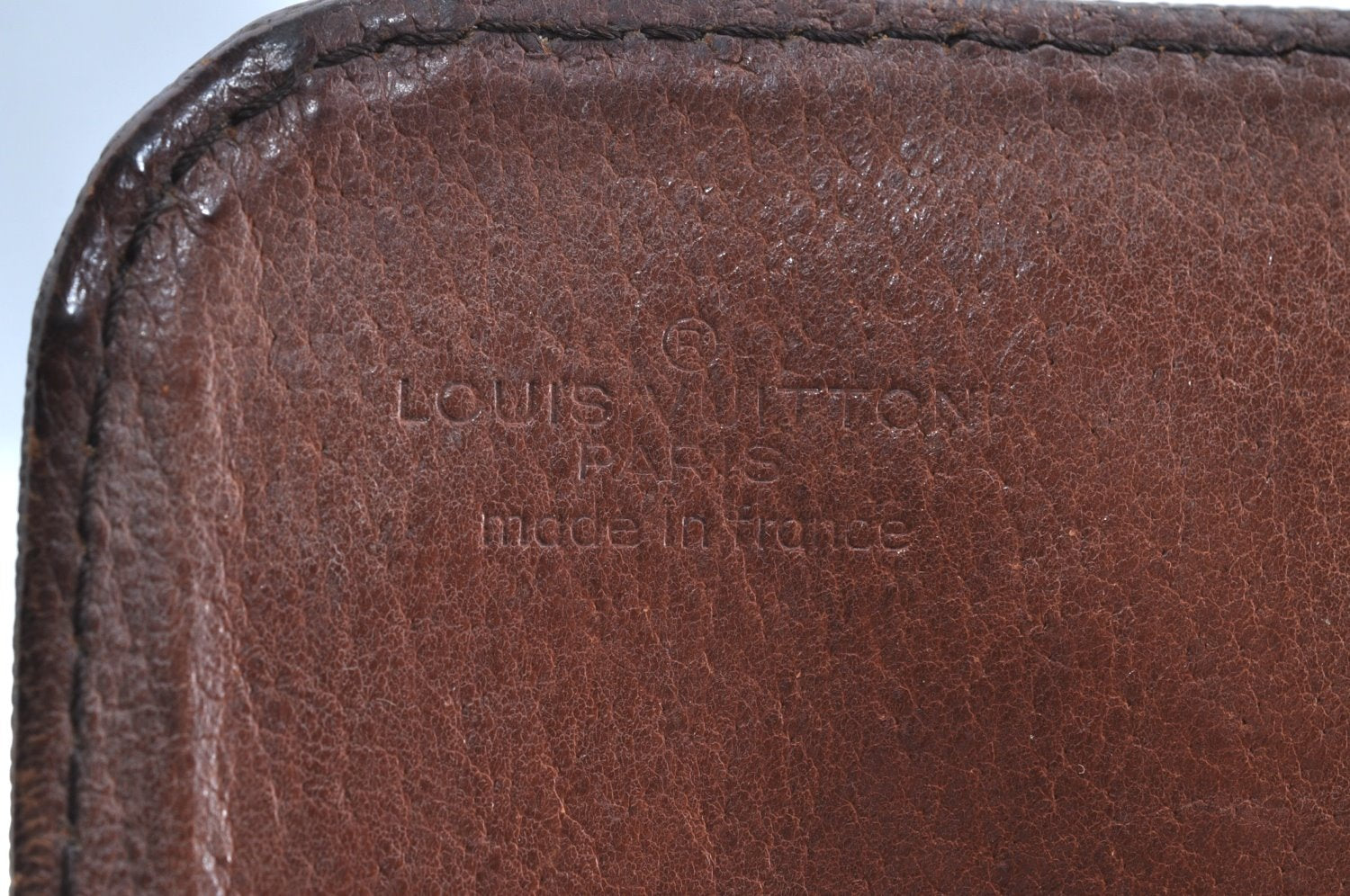 Authentic Louis Vuitton Monogram Cartouchiere GM Shoulder Bag Old Model K7527