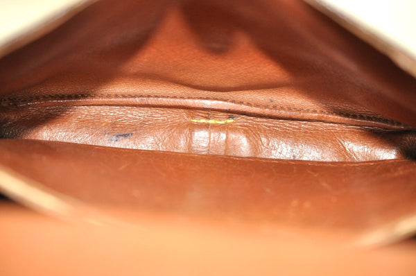 Authentic Louis Vuitton Monogram Cartouchiere GM Shoulder Bag Old Model K7527