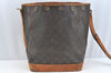 Authentic Louis Vuitton Monogram Noe Shoulder Drawstring Bag M42224 Junk K7528