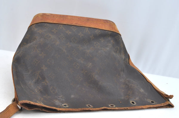 Authentic Louis Vuitton Monogram Noe Shoulder Drawstring Bag M42224 Junk K7528