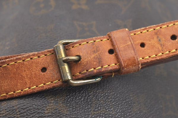 Authentic Louis Vuitton Monogram Noe Shoulder Drawstring Bag M42224 Junk K7528