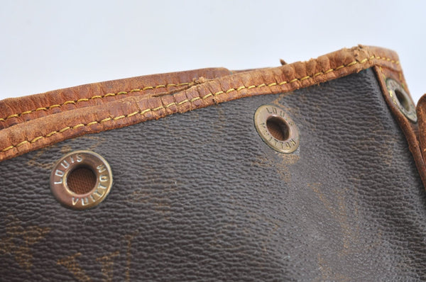 Authentic Louis Vuitton Monogram Noe Shoulder Drawstring Bag M42224 Junk K7528