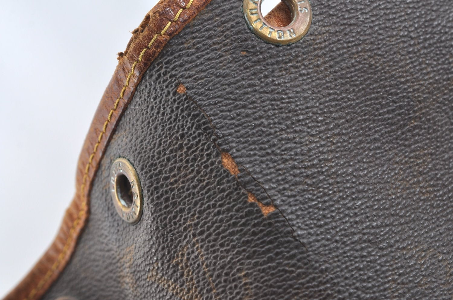 Authentic Louis Vuitton Monogram Noe Shoulder Drawstring Bag M42224 Junk K7528