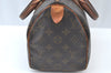 Authentic Louis Vuitton Monogram Speedy 25 Boston Hand Bag M41528 LV Junk K7535