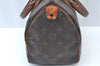 Authentic Louis Vuitton Monogram Speedy 25 Boston Hand Bag M41528 LV Junk K7535