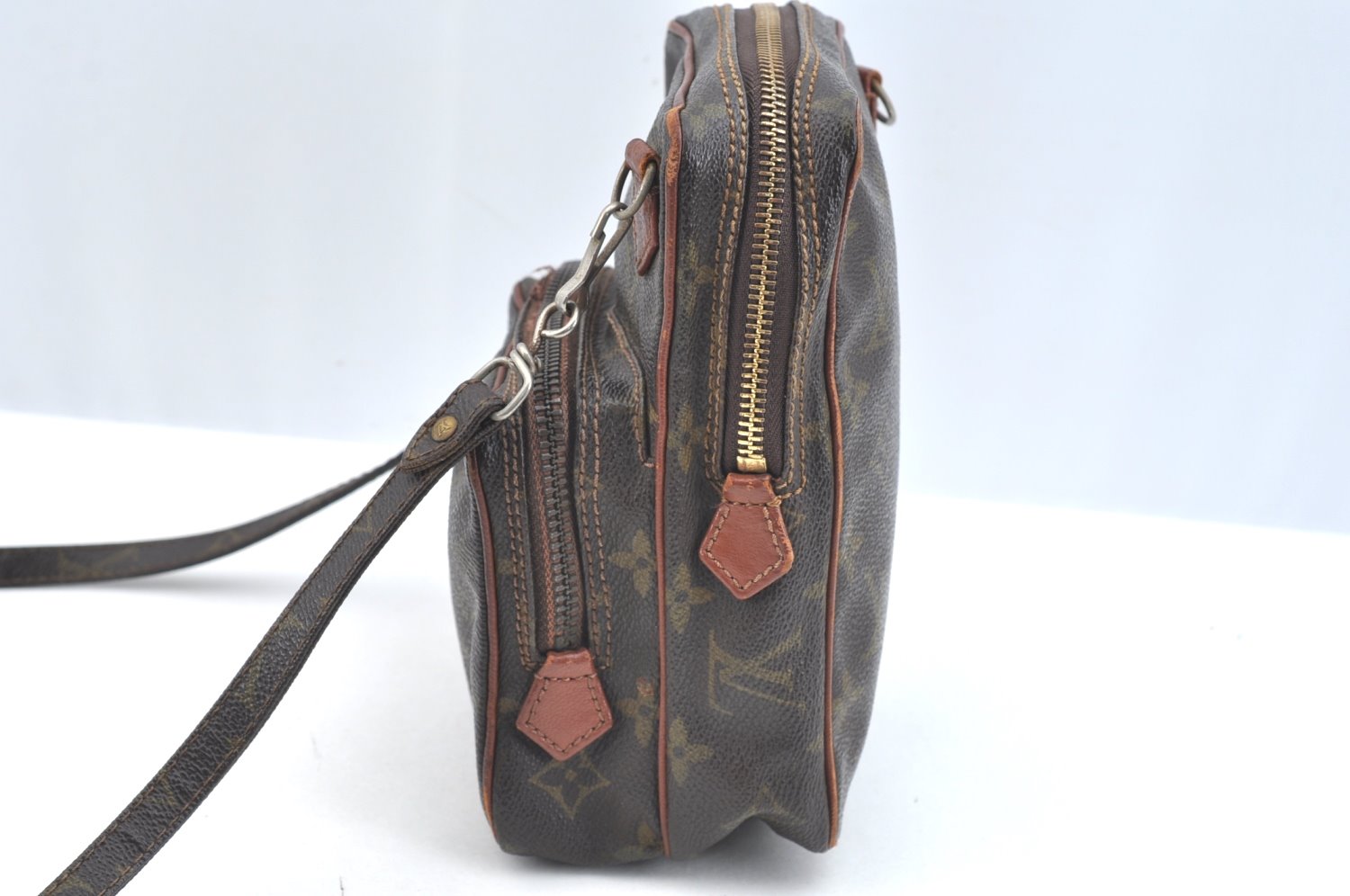 Auth Louis Vuitton Monogram Mini Amazone Shoulder Cross Bag Old Model Junk K7538