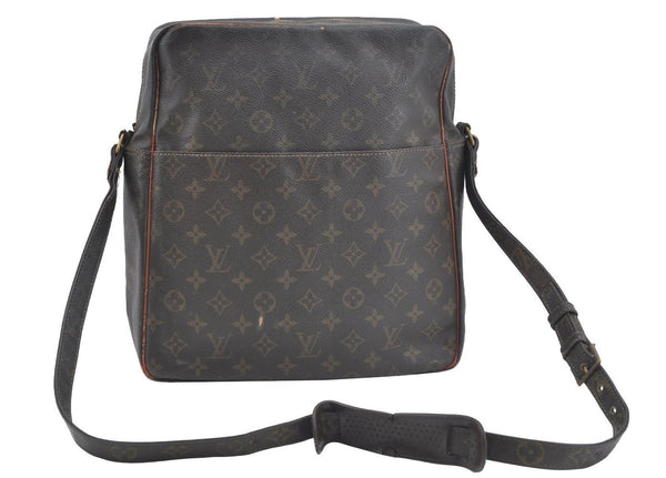 Authentic Louis Vuitton Monogram Marceau Shoulder Cross Bag Old Model Junk K7539
