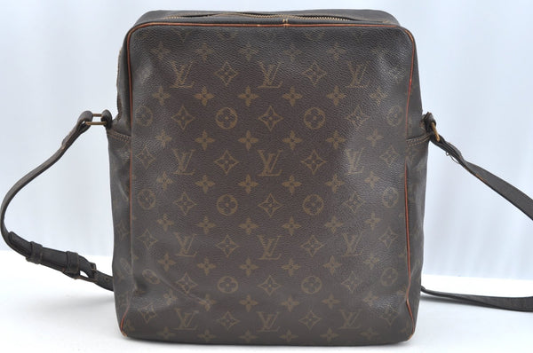 Authentic Louis Vuitton Monogram Marceau Shoulder Cross Bag Old Model Junk K7539
