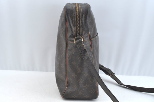 Authentic Louis Vuitton Monogram Marceau Shoulder Cross Bag Old Model Junk K7539