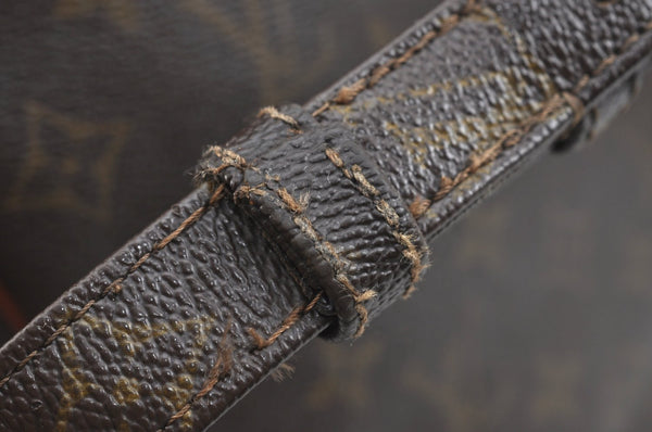 Authentic Louis Vuitton Monogram Marceau Shoulder Cross Bag Old Model Junk K7539