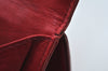 Authentic CHANEL Caviar Skin CC Logo Bifold Wallet Purse Red K7544