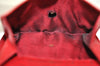 Authentic CHANEL Caviar Skin CC Logo Bifold Wallet Purse Red K7544