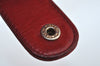 Authentic CHANEL Caviar Skin CC Logo Bifold Wallet Purse Red K7544