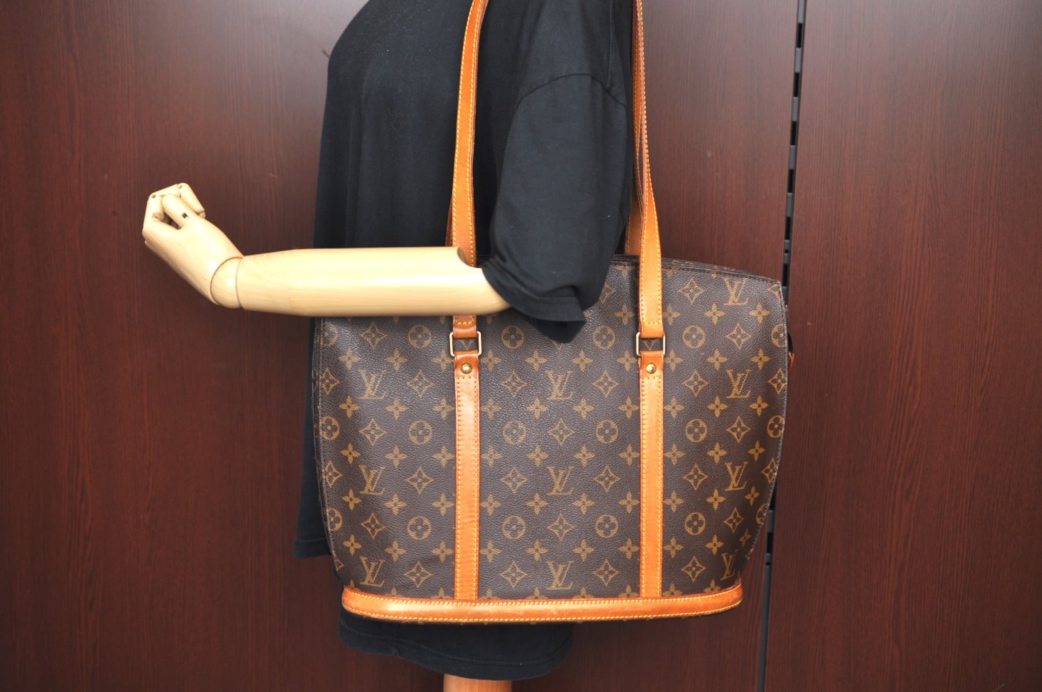 Authentic Louis Vuitton Monogram Babylone Shoulder Tote Bag M51102 LV K7546