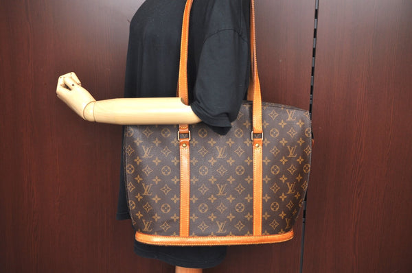 Authentic Louis Vuitton Monogram Babylone Shoulder Tote Bag M51102 LV K7546