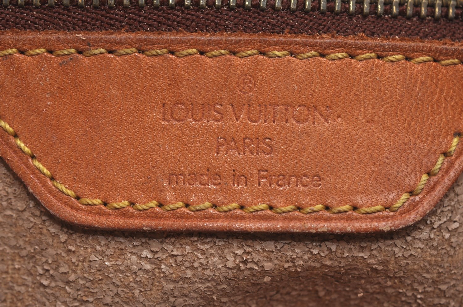 Authentic Louis Vuitton Monogram Bucket PM Shoulder Tote Bag M42238 Junk K7552