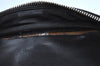 Authentic CHANEL Caviar Skin Vanity Cosmetic Hand Bag Purse Black CC Junk K7564