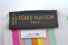 Authentic Louis Vuitton Monogram Multicolor Bandeau Scarf White M71991 LV K7568