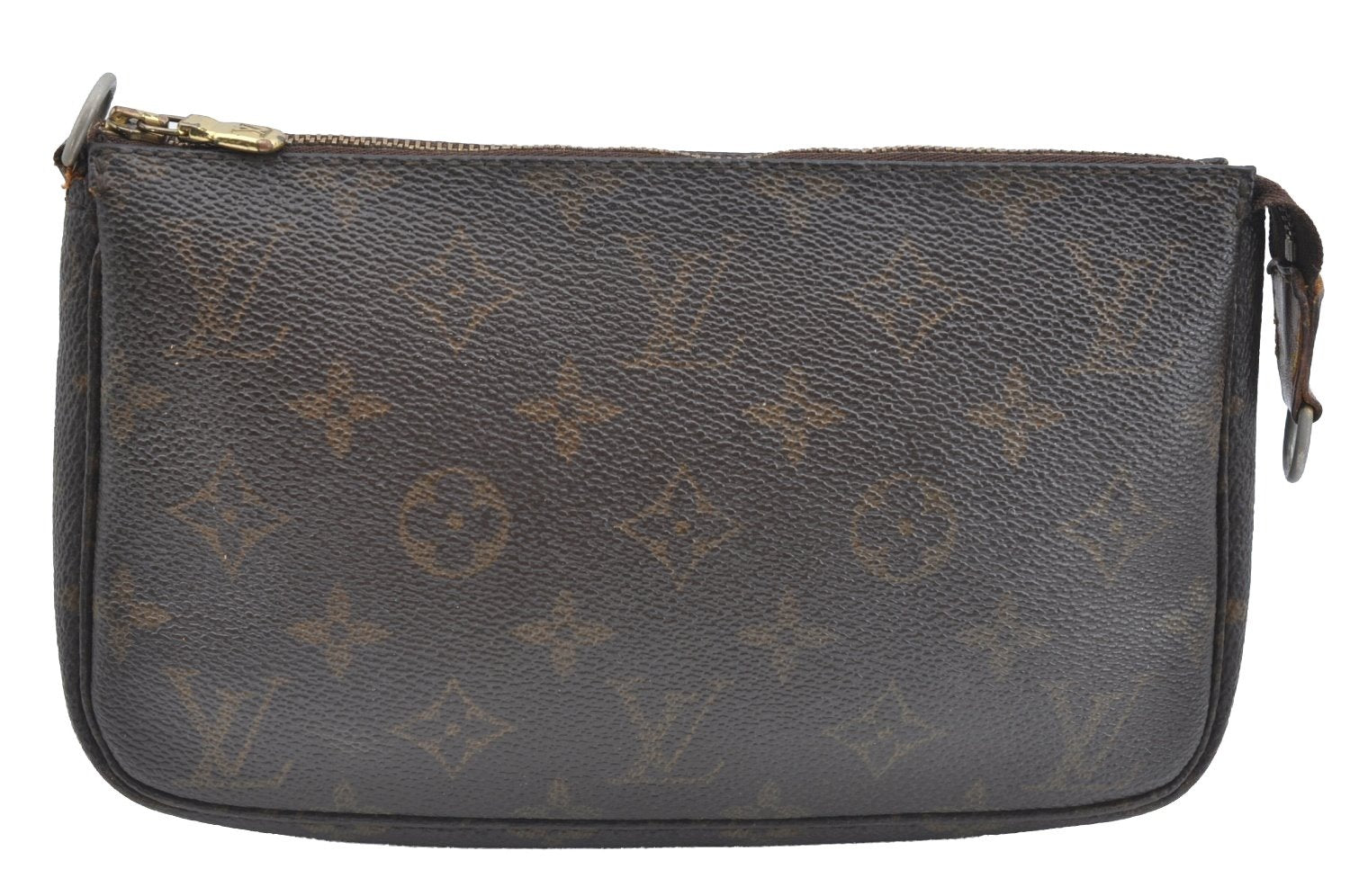 Authentic Louis Vuitton Monogram Pochette Accessoires Pouch M51980 LV K7571