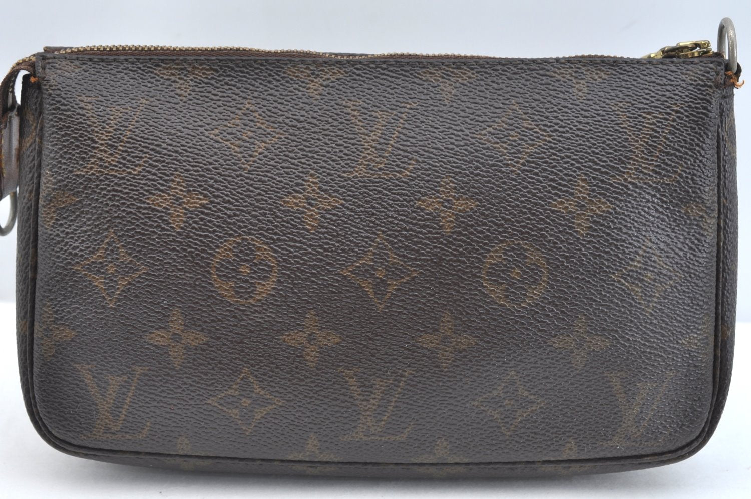 Authentic Louis Vuitton Monogram Pochette Accessoires Pouch M51980 LV K7571