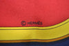 Authentic HERMES Carre 90 Scarf "GRAND APPARAT" Silk Navy K7573