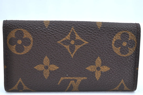 Authentic Louis Vuitton Monogram Multicles 4 Four Hooks Key Case M62631 LV K7588