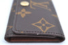 Authentic Louis Vuitton Monogram Multicles 4 Four Hooks Key Case M62631 LV K7588