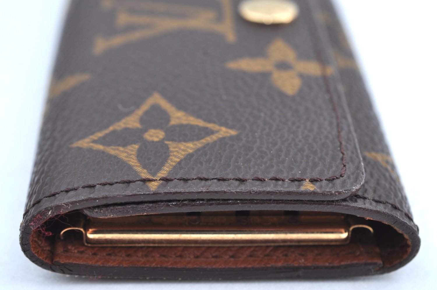 Authentic Louis Vuitton Monogram Multicles 4 Four Hooks Key Case M62631 LV K7588