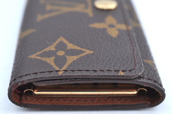 Authentic Louis Vuitton Monogram Multicles 4 Four Hooks Key Case M62631 LV K7588