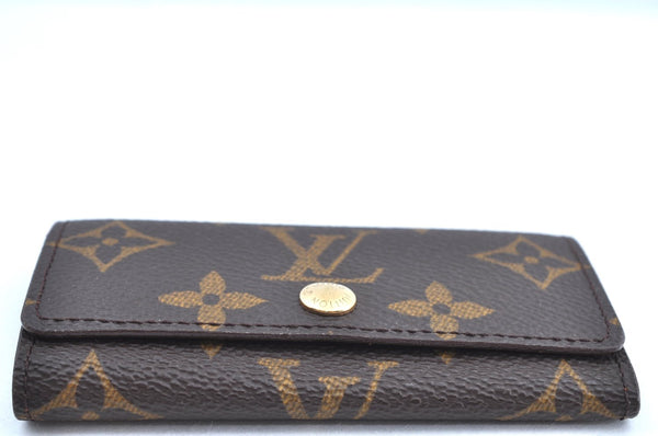 Authentic Louis Vuitton Monogram Multicles 4 Four Hooks Key Case M62631 LV K7588