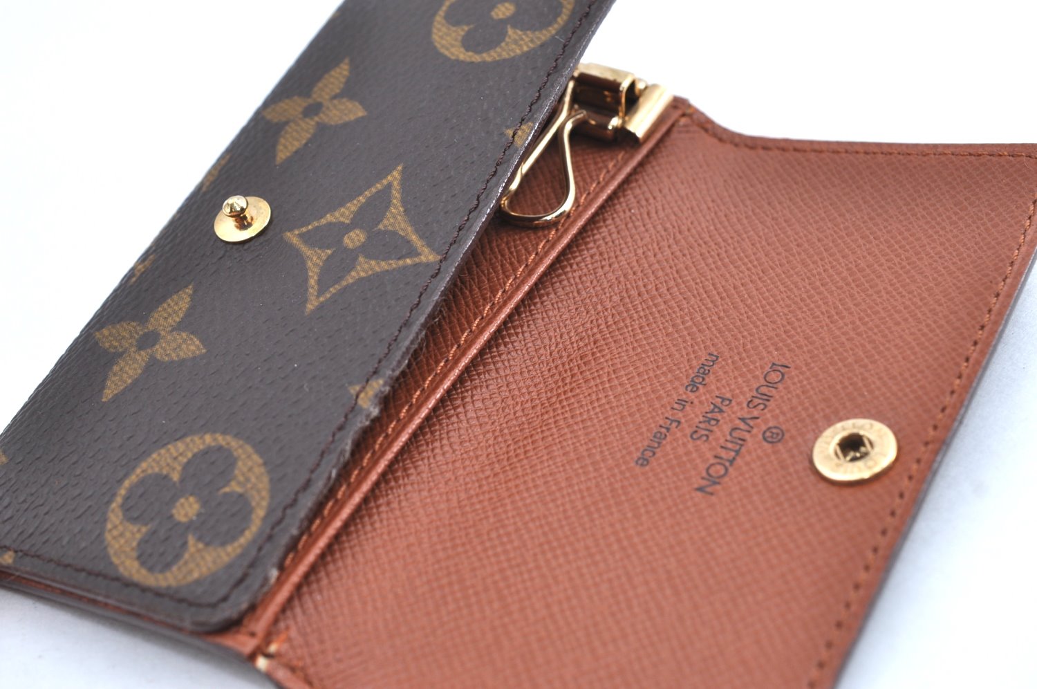 Authentic Louis Vuitton Monogram Multicles 4 Four Hooks Key Case M62631 LV K7588